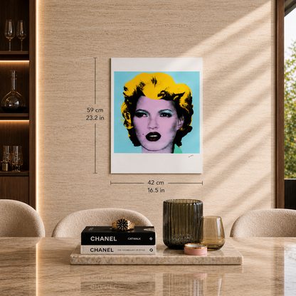 Banksy Kate Moss Lithographie Arches 300 g/m² 42 x 59 cm