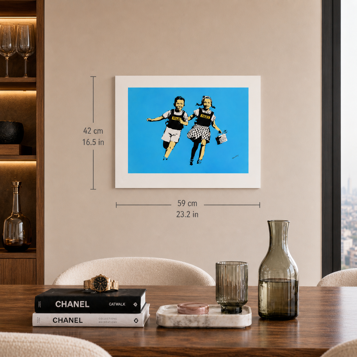 Banksy Police Kids Lithographie Arches 300 g/m² 42 x 59 cm