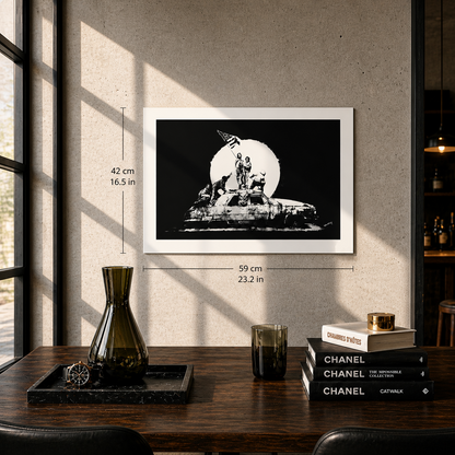 Banksy Drapeau Lithographie Arches 300 g/m² 42 x 59 cm