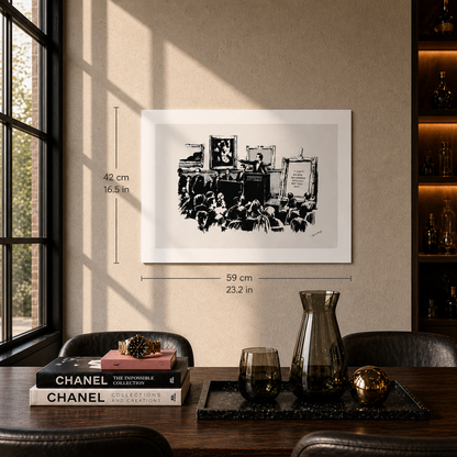 Banksy Morons Lithographie Arches 300gsm 42x59 cm