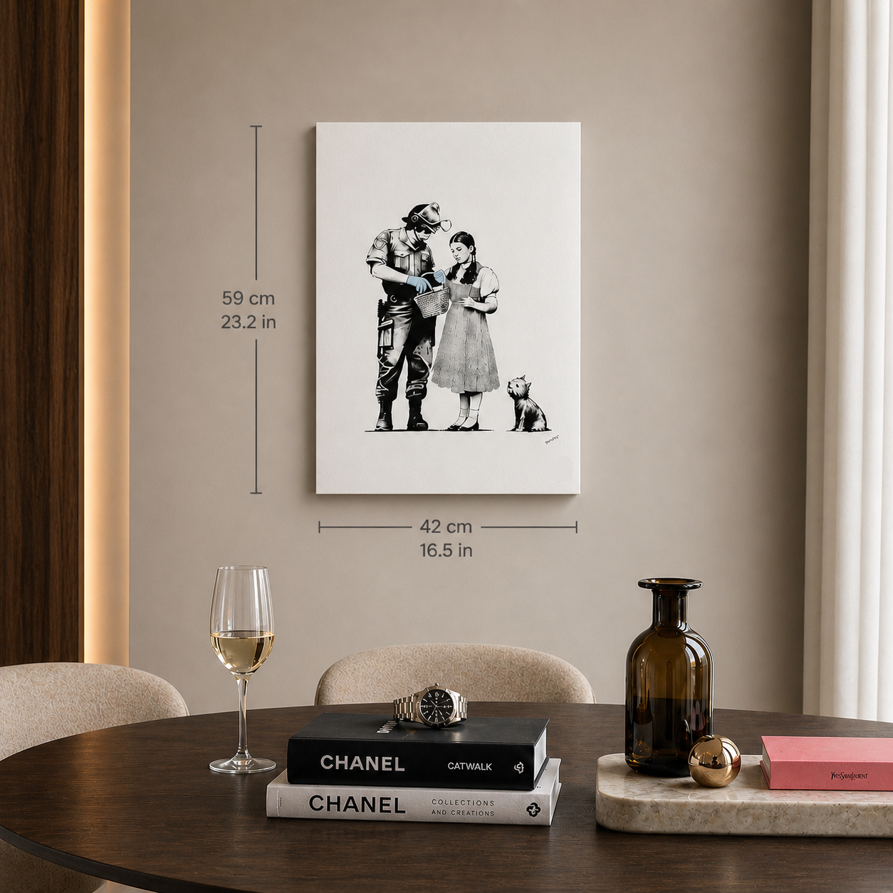 Banksy Stop and Search Lithographie Arches 300 g/m² 42 x 59 cm