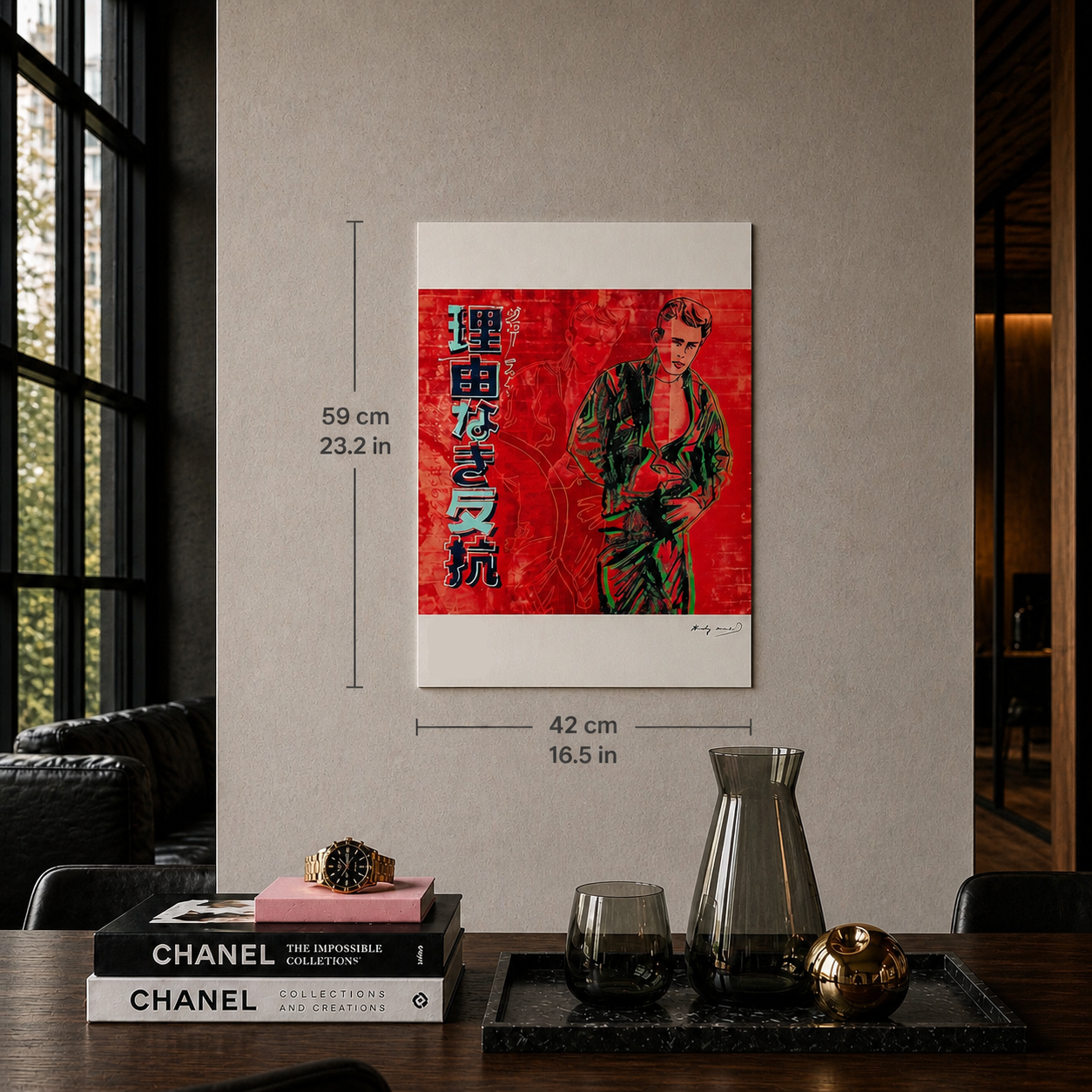 Andy Warhol James Dean Lithographie Arches 300gsm 42x59 cm