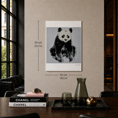 Andy Warhol Panda (Animaux) Lithographie Arches 300gsm 42x59 cm