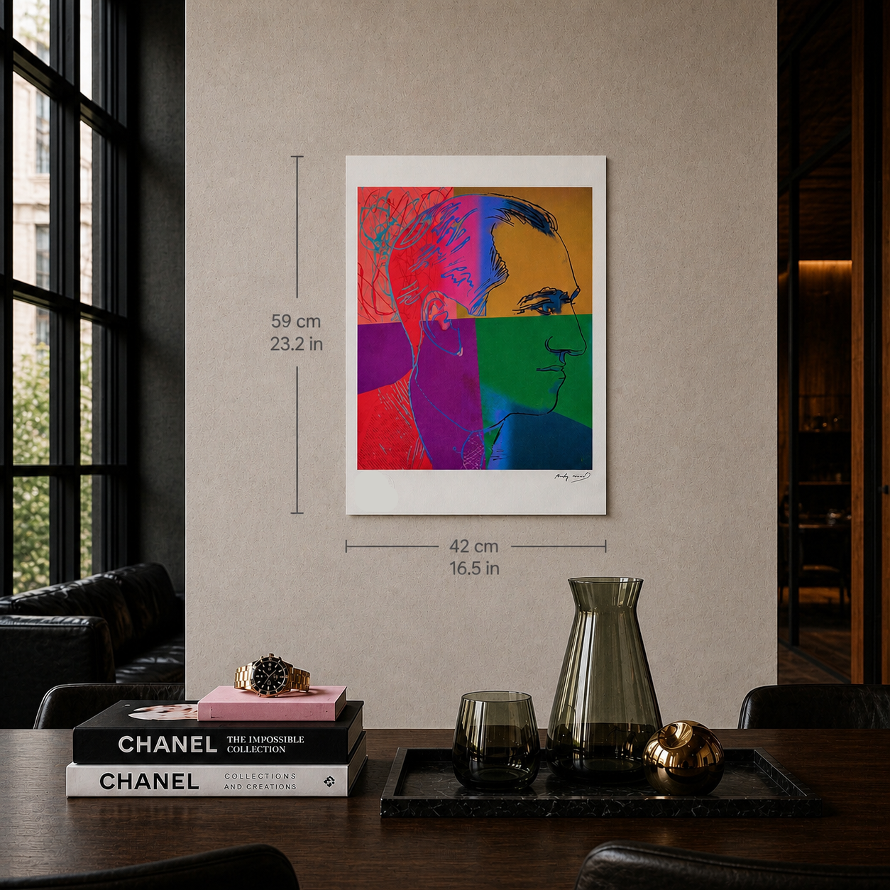 Andy Warhol Gershwin Lithographie Arches 300gsm 42x59 cm