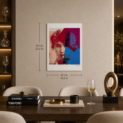 Andy Warhol Sarah Bernhardt Lithographie Arches 300gsm 42x59 cm