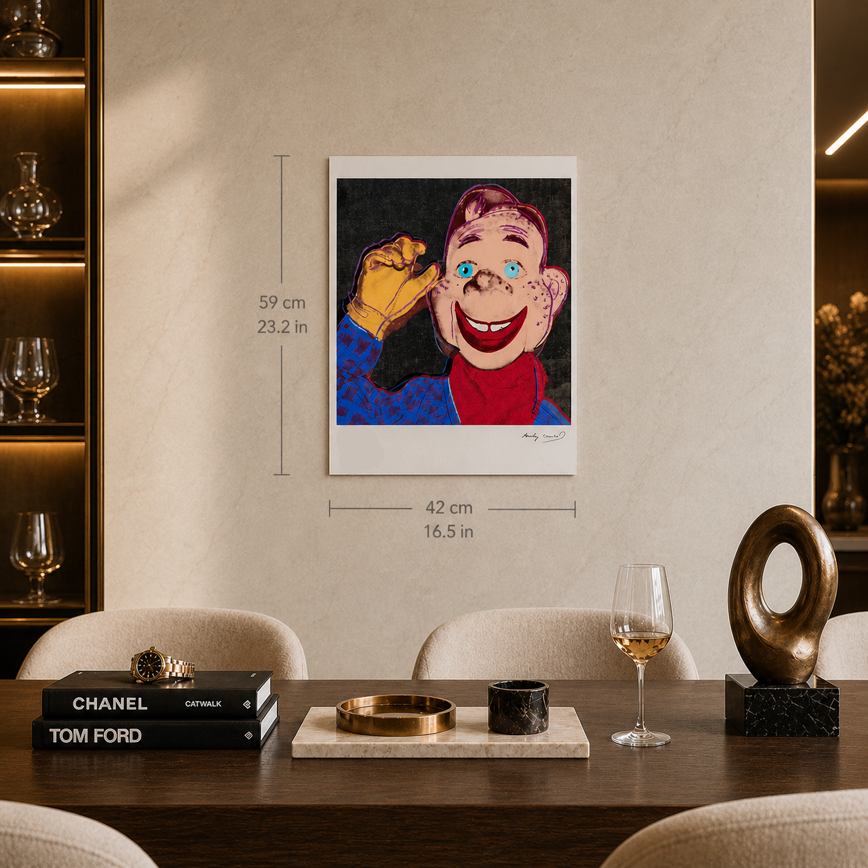 Andy Warhol Howdy Doody Lithographie Arches 300 g/m² 42 x 59 cm