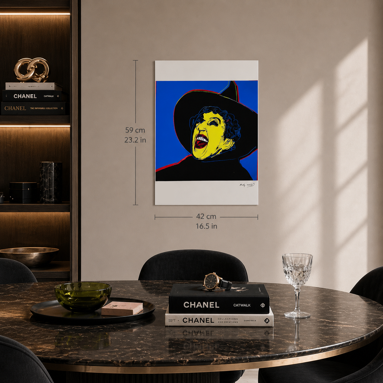 Andy Warhol Sorcière Lithographie Arches 300gsm 42x59 cm