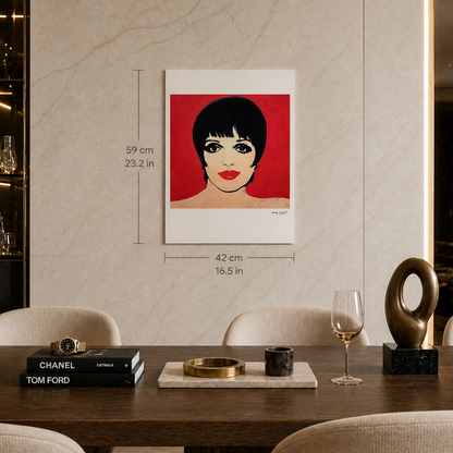 Andy Warhol Liza Minnelli Lithographie Arches 300gsm 42x59 cm