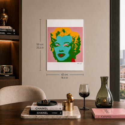 Andy Warhol Marilyn Monroe (Rose) Lithographie Arches 300gsm 42x59 cm