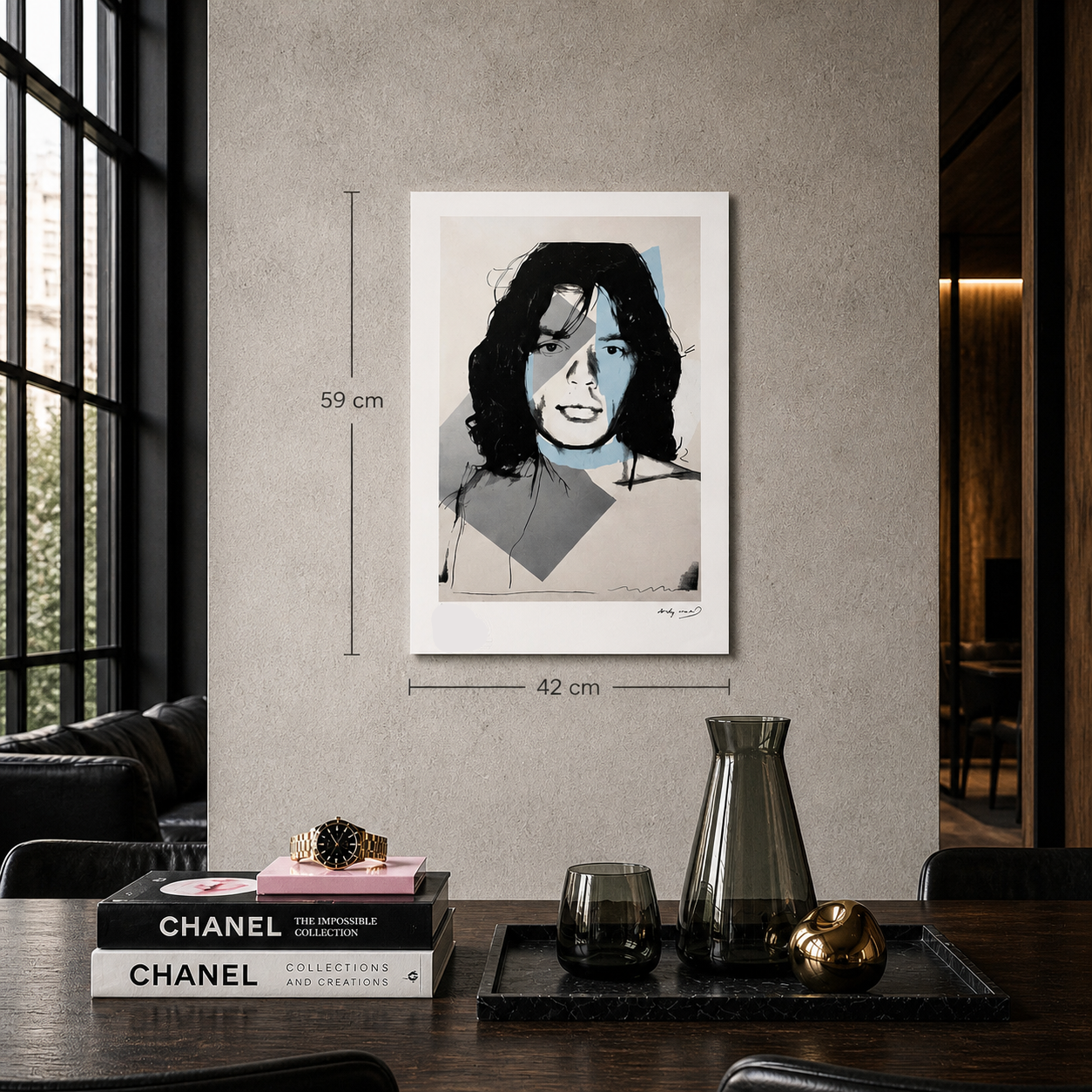Andy Warhol Mick Jagger (FS II.138, 1975) Lithographie Arches 300 g/m² 42x59 cm