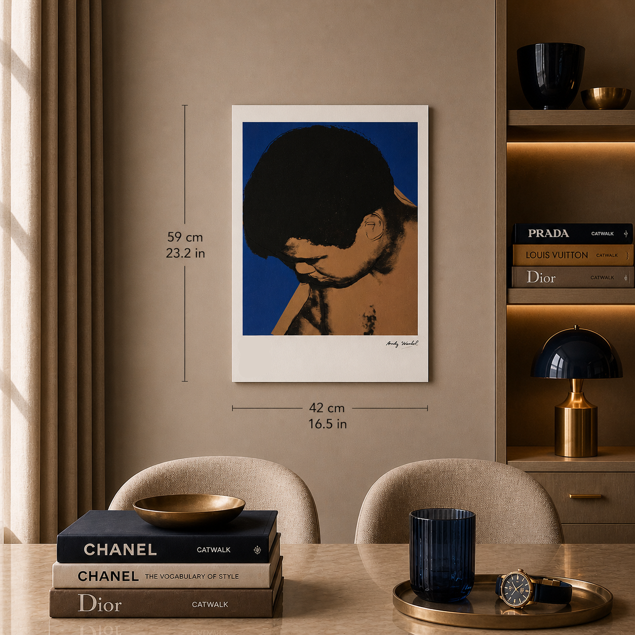 Andy Warhol Muhammad Ali' (F. & S. II.180) Lithographie Arches 300gsm 42x59 cm