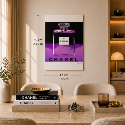 Andy Warhol Chanel Lithographie Publicitaire Arches 300gsm 42x59 cm