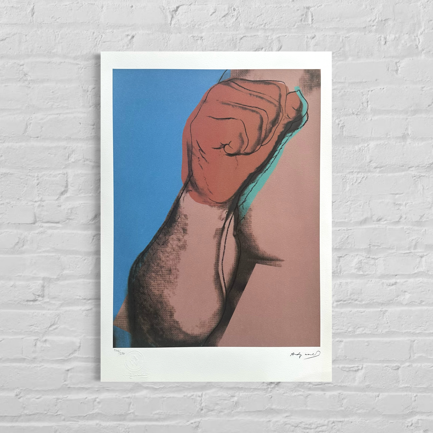 Andy Warhol Muhammad Ali (F. & S. II.181) Lithographie Arches 300gsm 42x59 cm