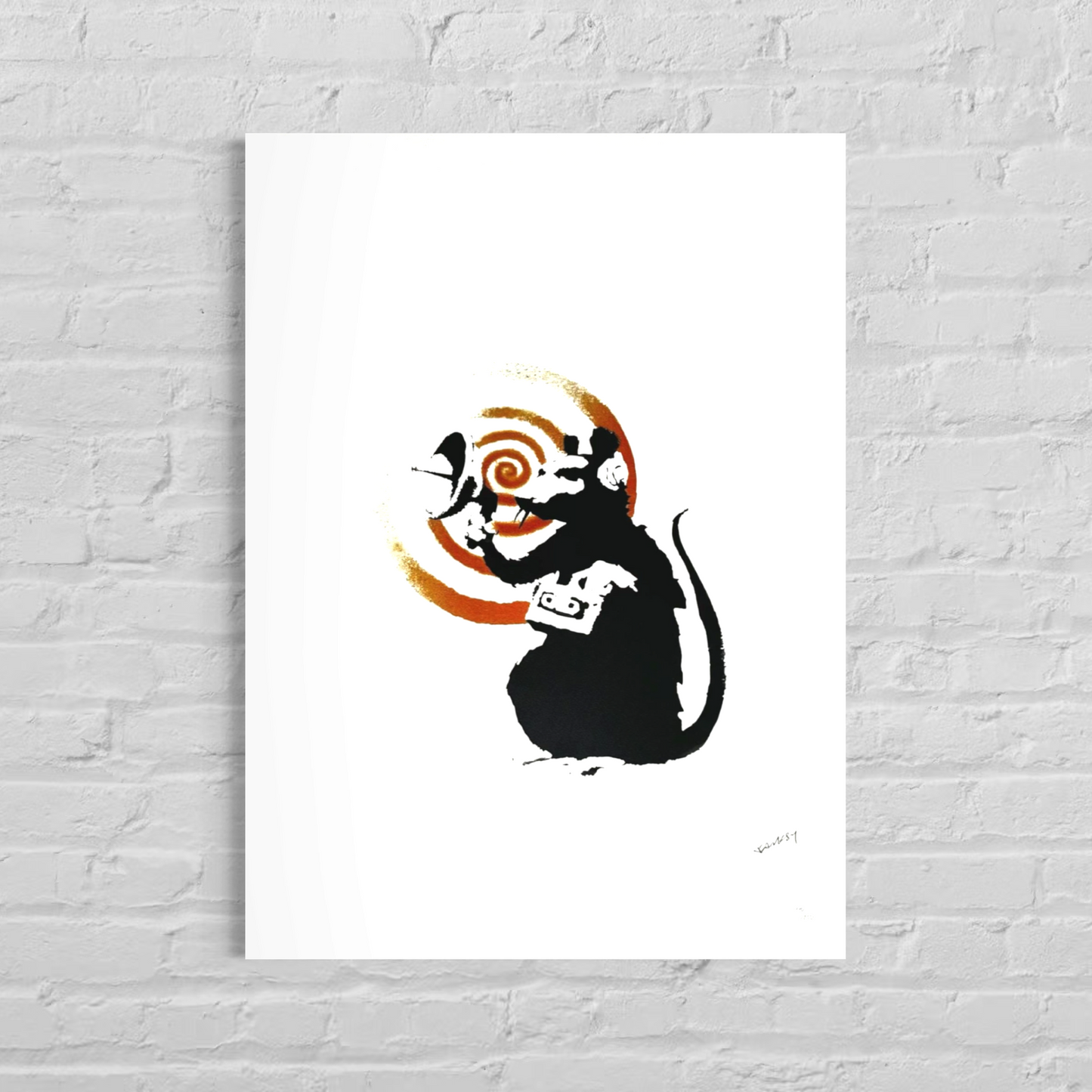 Banksy Radar Rat Lithographie Arches 300 g/m² 42 x 59 cm