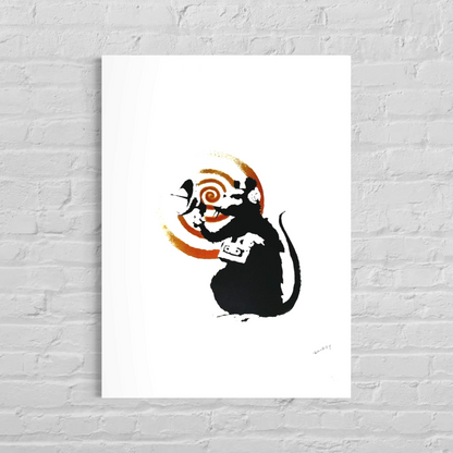 Banksy Radar Rat Lithographie Arches 300 g/m² 42 x 59 cm