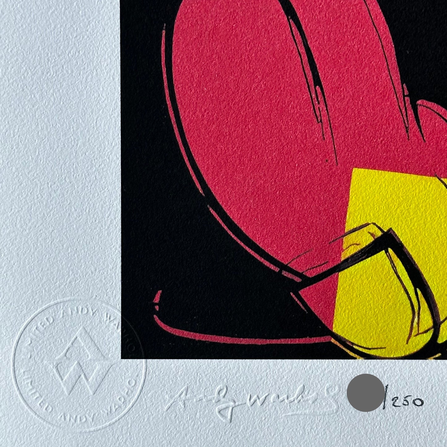 ANDY WARHOL double mickey
