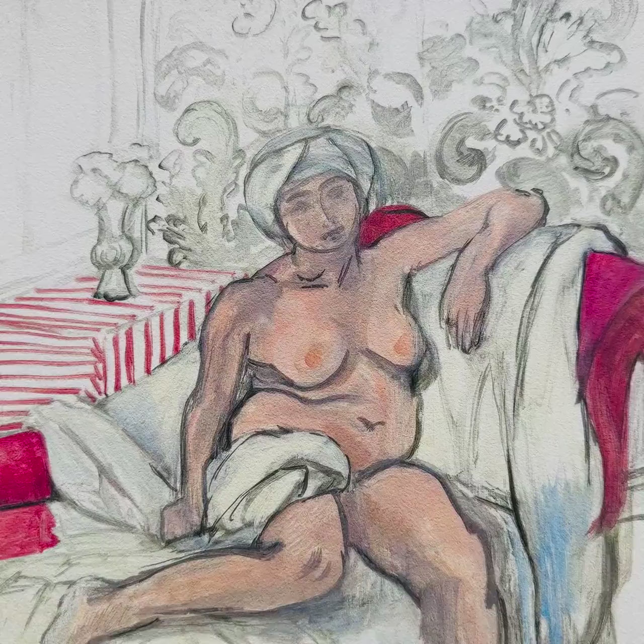 Henri Matisse – ‘Nu sur la chaise longue’ – Gelimiteerde en genummerde editie