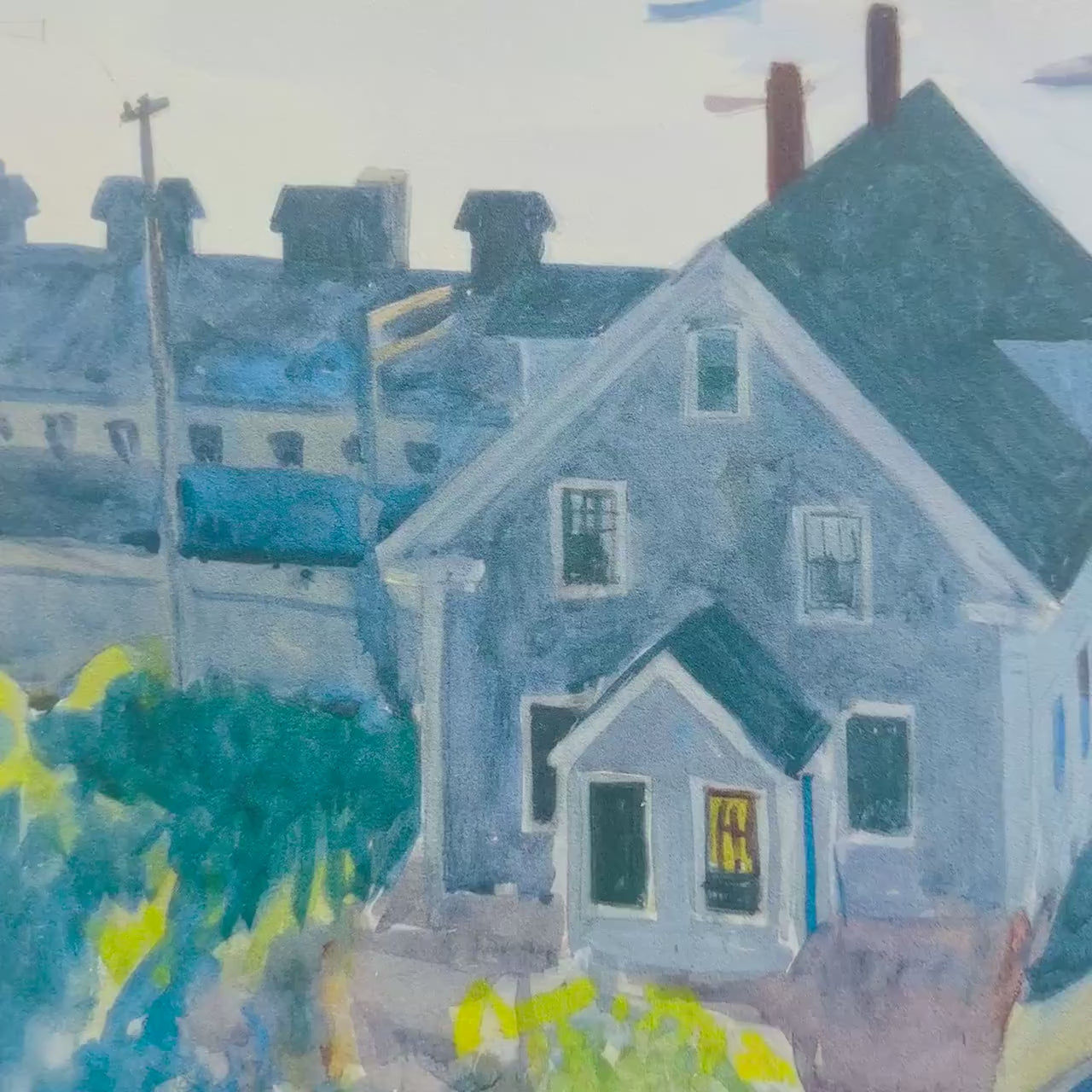Edward Hopper – ‘Gloucester Factory and House’ – Gelimiteerde en genummerde editie