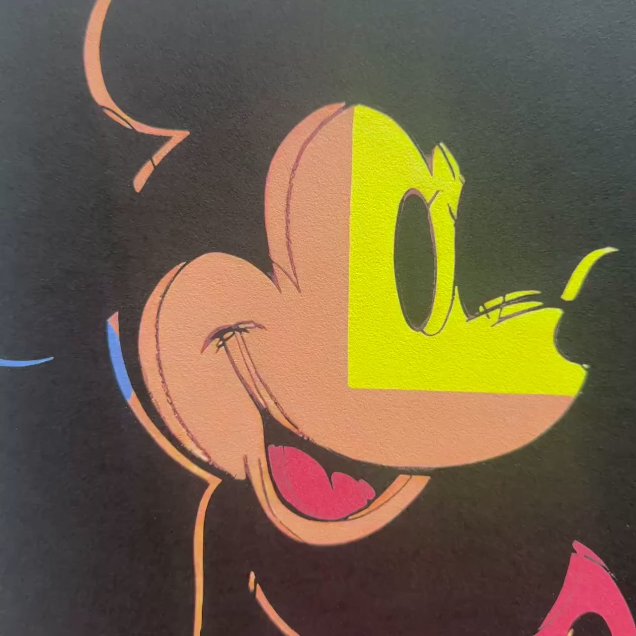Andy Warhol – ‘Double Mickey (Rood, Geel, Roze, Zwart)’ – Gelimiteerde en genummerde editie