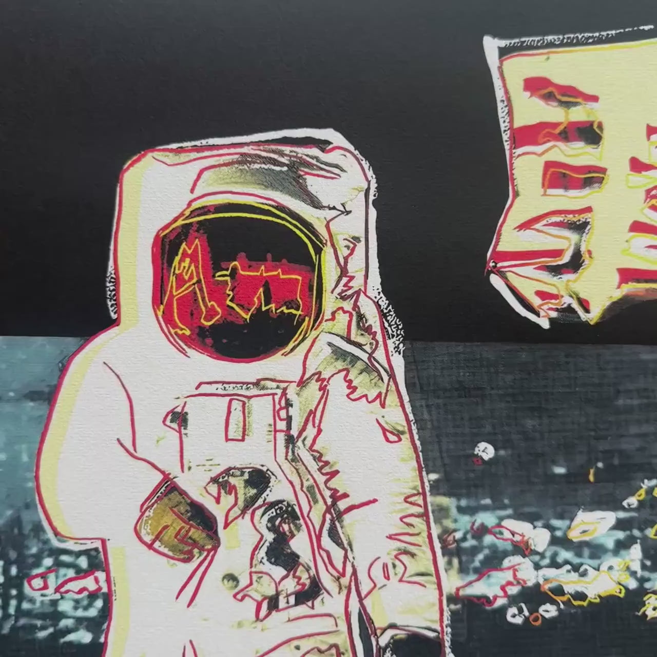 Andy Warhol – ‘Moonwalk ice (Zwart & Wit)’ – Gelimiteerde en genummerde editie