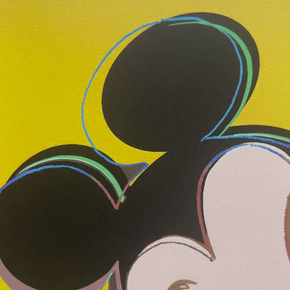 Andy Warhol – ‘Mickey Mouse (Geel)’ – Gelimiteerde en genummerde editie