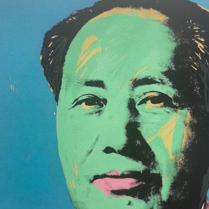 Andy Warhol – ‘Mao (Turquoise & Groen)’ – Gelimiteerde en genummerde editie
